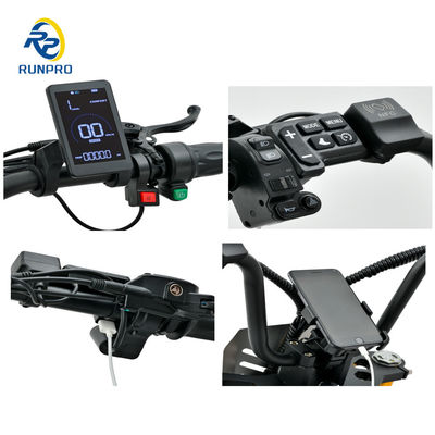 Pilotos aventureros Scooter eléctrico de 3000W fuera de la carretera con llantas gordas 60V batería de litio