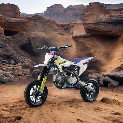Carga máxima 150 kg Supermoto 190cc Gas Dirt Bike Motard 12'12' En la carretera neumático de gas de la motocicleta para adultos