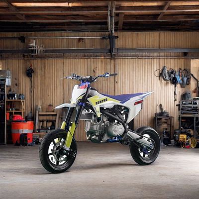 Carga máxima 150 kg Supermoto 190cc Gas Dirt Bike Motard 12'12' En la carretera neumático de gas de la motocicleta para adultos
