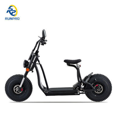 Pilotos aventureros Scooter eléctrico de 3000W fuera de la carretera con llantas gordas 60V batería de litio