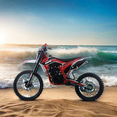 Motocross de 250cc aprobado por CE con llantas de aro de aluminio y cambio de marcha internacional