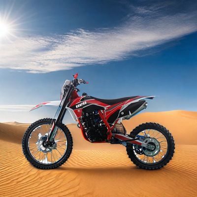 Motocross de 250cc aprobado por CE con llantas de aro de aluminio y cambio de marcha internacional
