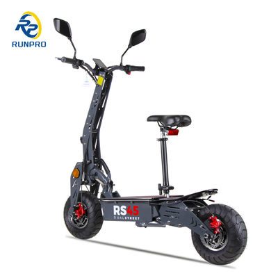 Velocidad máxima de 45 km / h y batería de 48V12ah en scooter eléctrico plegable para conveniencia