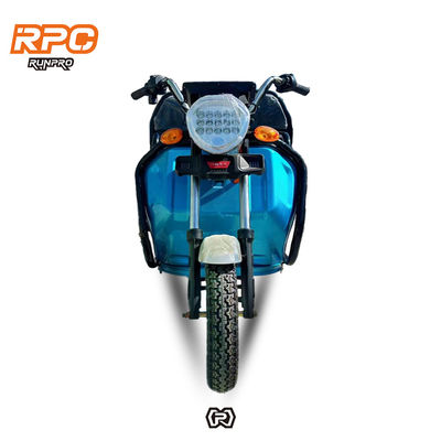 Granja personalizada 1200W Triciclo eléctrico motocicleta con sistema de freno de tambor delantero trasero