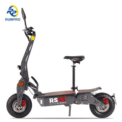 Sistema de freno de disco hidráulico 2000W Scooter eléctrico plegable con y batería de litio de 48V20AH