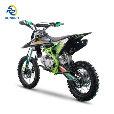 125cc motocicleta de 4 tiempos Cross Pit Bike motocicleta refrigerada por aire tamaño 1750X710X1080MM