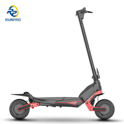 Scooter eléctrico plegable de doble motor de 48V10.4Ah con marco de aleación de aluminio y luz LED
