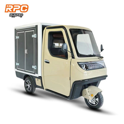 Sistema de freno de disco delantero y trasero Triciclo eléctrico de carga para el transporte de carga pesada