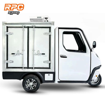 Sistema de freno de disco delantero y trasero Triciclo eléctrico de carga para el transporte de carga pesada
