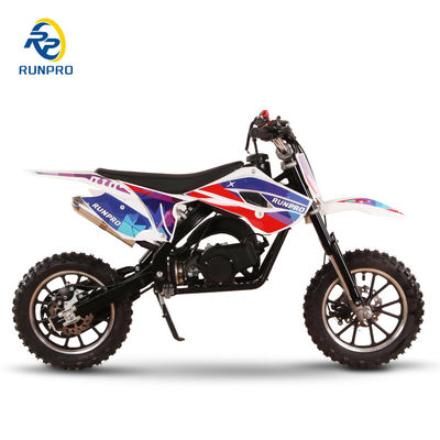 49cc Mini Dirt Bike para Niños Embrague automático Max. Velocidad 40km/h 10/10 Ruedas 2024 Modelo