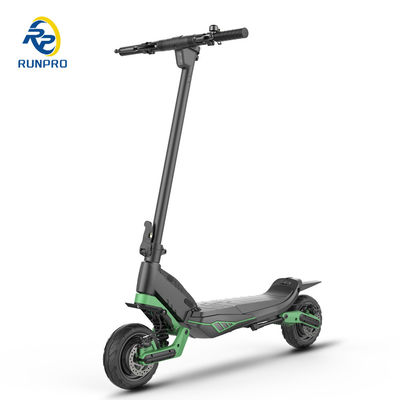 Potencia máxima 750W Scooter eléctrico plegable de doble motor para adultos con batería extraíble
