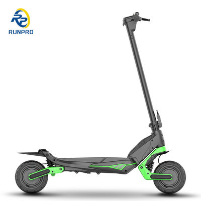 Potencia máxima 750W Scooter eléctrico plegable de doble motor para adultos con batería extraíble