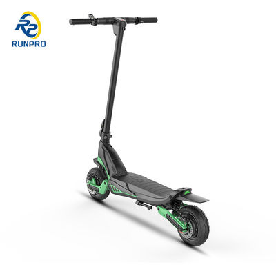 Potencia máxima 750W Scooter eléctrico plegable de doble motor para adultos con batería extraíble