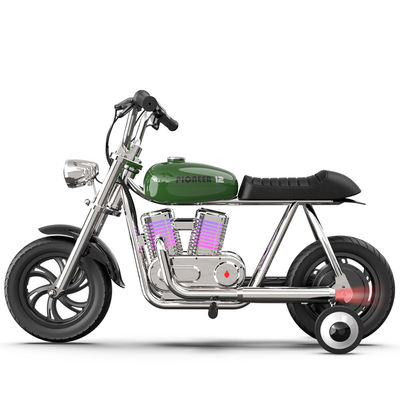 Motocicleta de carreras recargable para niños potencia máxima 200w batería de iones de litio 22.2V 5.2A