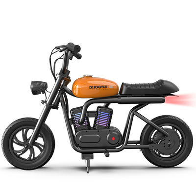 Motocicleta de carreras recargable para niños potencia máxima 200w batería de iones de litio 22.2V 5.2A