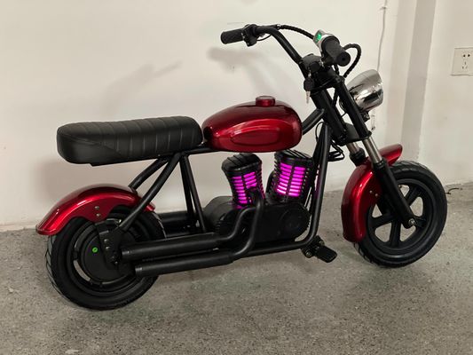 Mini Dirt Bike con certificación CE 180W 24V Motor y dimensiones del vehículo compacto