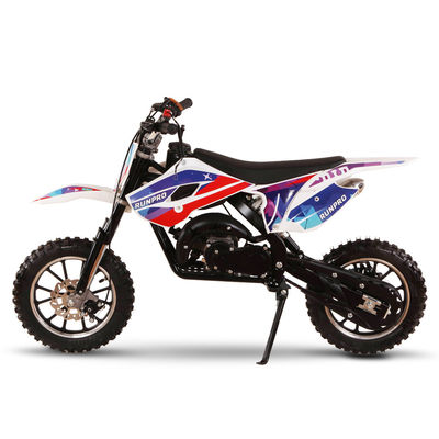 RUNPRO de dos tiempos fuera de la carretera mini bici de tierra buena y desplazamiento 50CC para carga máxima de 60 kg