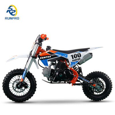 110cc 125CC 4 tiempos Manual Niños de carreras Pit Dirt Bike con 14/12 ruedas de acero y llantas