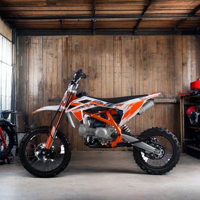 110 125cc Mini Moped Dirt Bike 4 tiempos Deportes de carreras Bicicletas de arranque Sistema de arranque