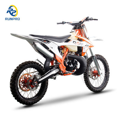 320 mm de distancia al suelo 2024 2 tiempos 250cc motocicleta de tierra con enfriamiento por agua