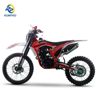 2024 250cc 4 tiempos Dirt Bike Pit Moto Cross con CE Max. Velocidad 80km/h Base de ruedas 1340mm