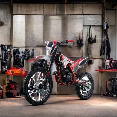 250cc Off-Road 4 tiempos de gasolina motocross motocicleta de tierra con arranque eléctrico y freno de disco