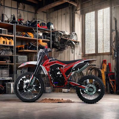 250cc Off-Road 4 tiempos de gasolina motocross motocicleta de tierra con arranque eléctrico y freno de disco
