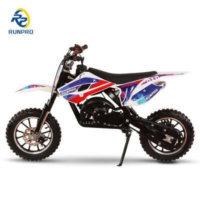 RUNPRO 50CC Kids Dirt Bike con motor de 2 tiempos de 49cc y transmisión automática de embrague