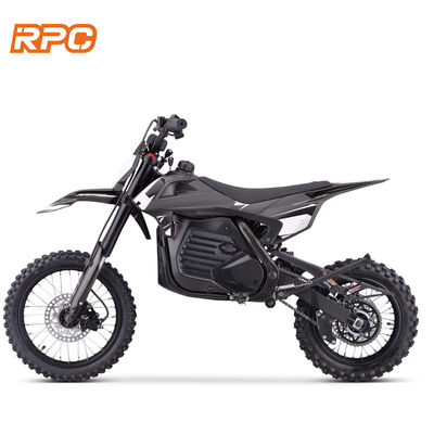 Moto Dirt Bike eléctrica con motor de 1200W y batería de litio de 48v20ah alcance de 50KM 1412 neumático
