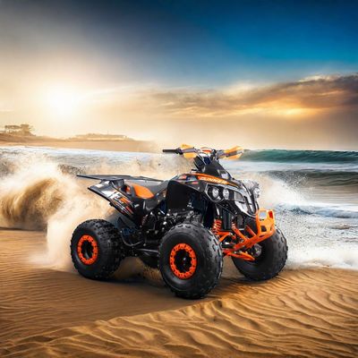 Certificación CE 125cc 150cc Potente Quad ATV de gasolina de 4 ruedas con buena suspensión