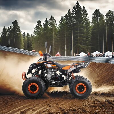 125cc Quad Bike semiautomático fuera de la carretera Cuatrimoto Moto Manual Vehículo Atv Quad 4 ruedas