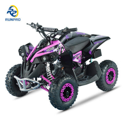 2024 RUNPRO 49cc ATV para niños lado a lado 4 ruedas 6 pulgadas neumáticos 2 tiempos 50cc Quad Bikes