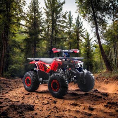 125cc ATV para niños con transmisión automática y bloqueo del diferencial no equipado