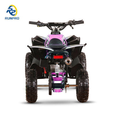 Niños ATVs eléctricos 49cc 50cc 4 ruedas de gasolina Mini ATV con manejo manual de plástico