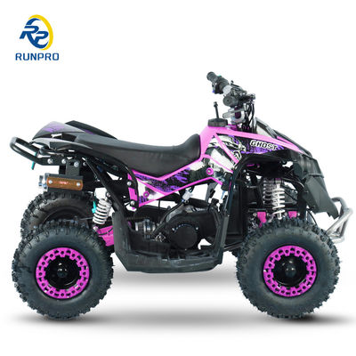 Niños ATVs eléctricos 49cc 50cc 4 ruedas de gasolina Mini ATV con manejo manual de plástico