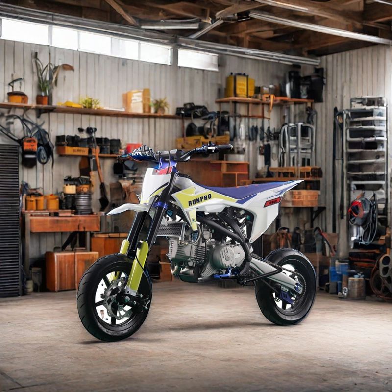 Carga máxima 150 kg Supermoto 190cc Gas Dirt Bike Motard 12'12' En la carretera neumático de gas de la motocicleta para adultos