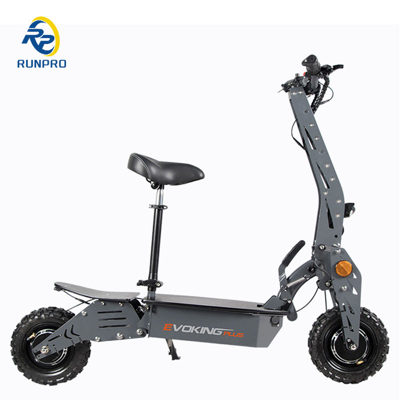 Sistema de freno de disco hidráulico 2000W Scooter eléctrico plegable con y batería de litio de 48V20AH