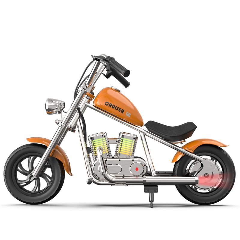 Motocicleta eléctrica para niños 113.9*53.5*72.3cm Dimensiones del vehículo Chopper eléctrico