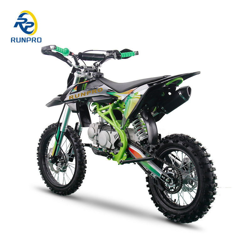 Tamaño de la bicicleta 1750X710X1080MM Runpro Racing 125cc 140cc 17/14 Rueda de la motocicleta de tierra