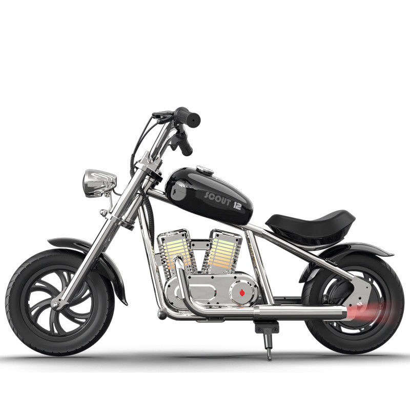 Motocicleta eléctrica para niños de 3 a 10 años Batería de iones de litio 22.2V 5.2A Máxima velocidad 17km/h