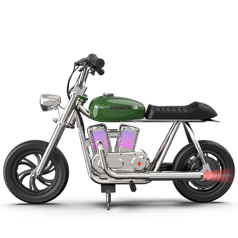Motocicleta de carreras eléctrica para niños Batería de iones de litio 22.2V 5.2A Máxima velocidad 17km/h