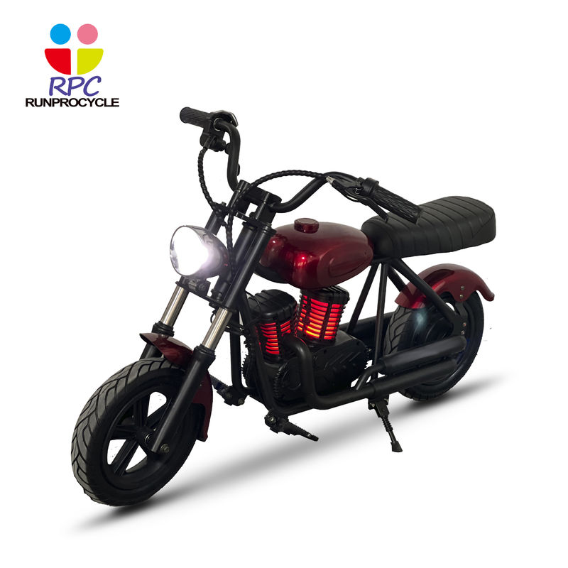 Mini Dirt Bike con certificación CE 180W 24V Motor y dimensiones del vehículo compacto