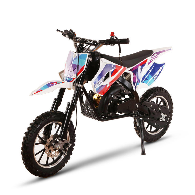 RUNPRO de dos tiempos fuera de la carretera mini bici de tierra buena y desplazamiento 50CC para carga máxima de 60 kg