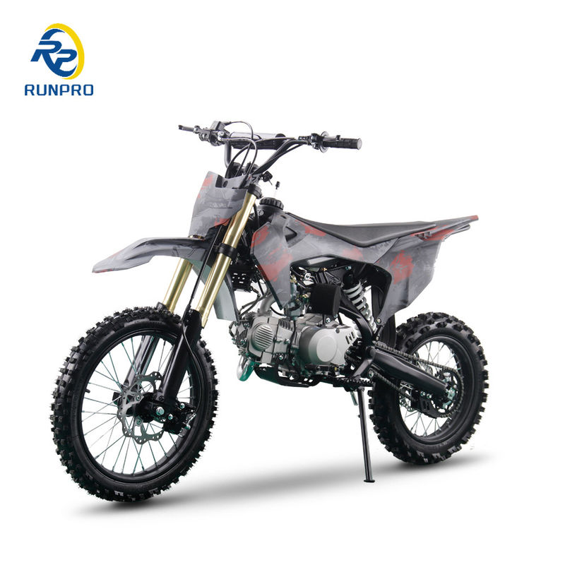Motocicletas de plástico de camuflaje fuera de carretera con motor de 125cc-190cc y neumático de ruedas 17/14