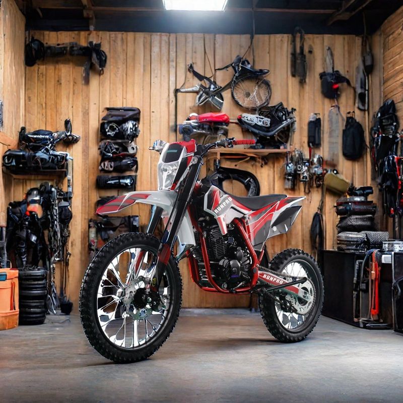 250cc Off-Road 4 tiempos de gasolina motocross motocicleta de tierra con arranque eléctrico y freno de disco