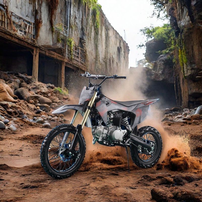 Inicio eléctrico 110CC 125CC 4 tiempos DIRT BIKE Off Road Motocicleta para adultos y niños