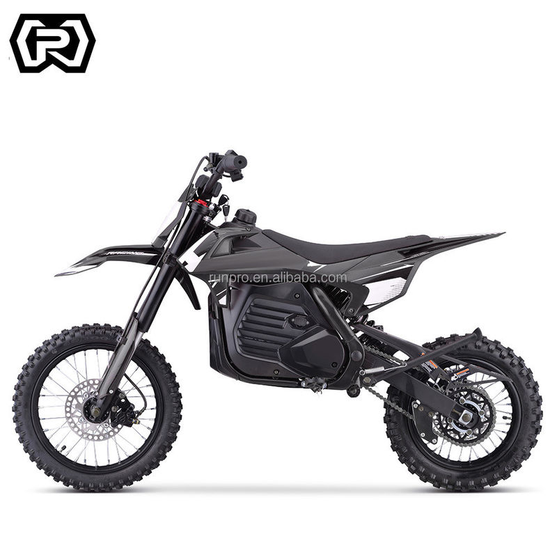 Bicicleta eléctrica de carreras 1200W 48V con tenedor invertido delantero y batería de li-ion de 48V20AH
