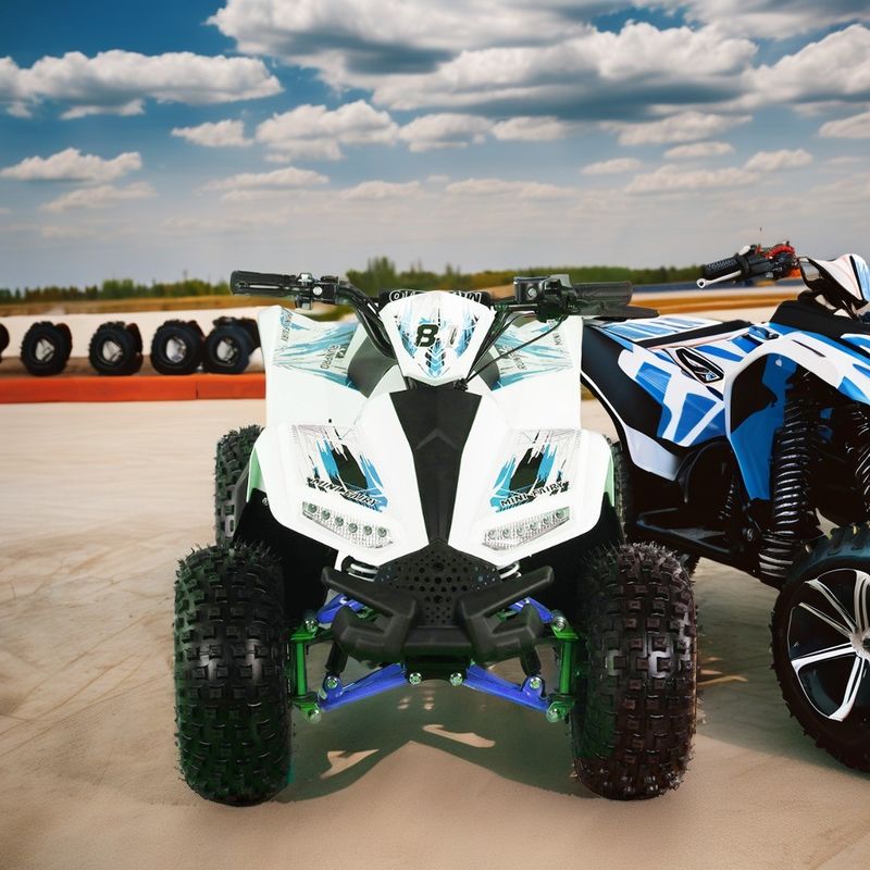 Kids Electric ATV Quad Bike con distancia entre ruedas de 600-1000 mm y tamaño general de 1250x760x800 mm