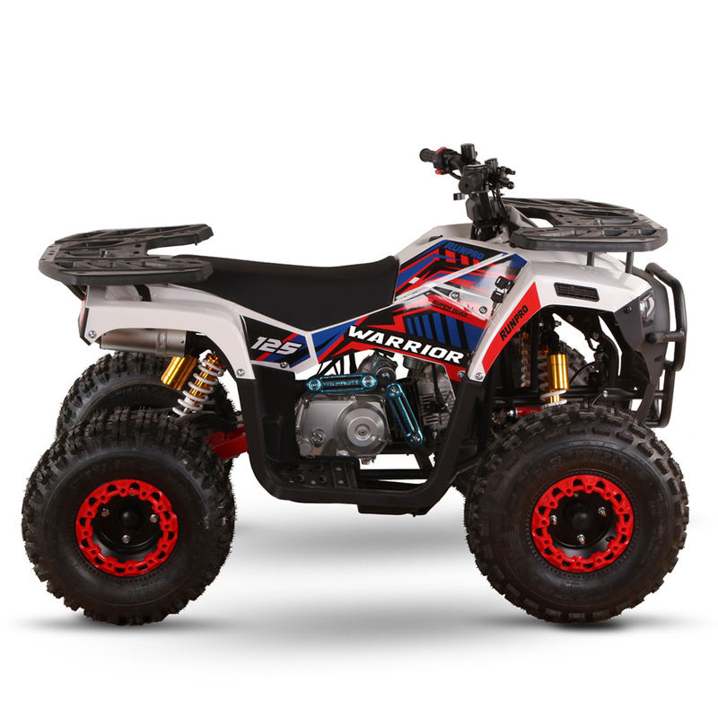 Todo terreno 110cc 125cc Quad Bikes para adultos Carga máxima 150kgs Transmisión de accionamiento por cadena