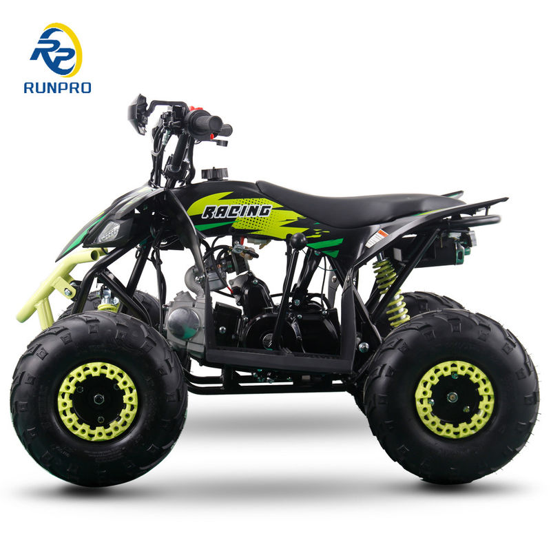 110cc Quad Bike de gasolina 4 tiempos de granja 4x4 ATV con capacidad de tanque de combustible de 3L y accionamiento en cadena